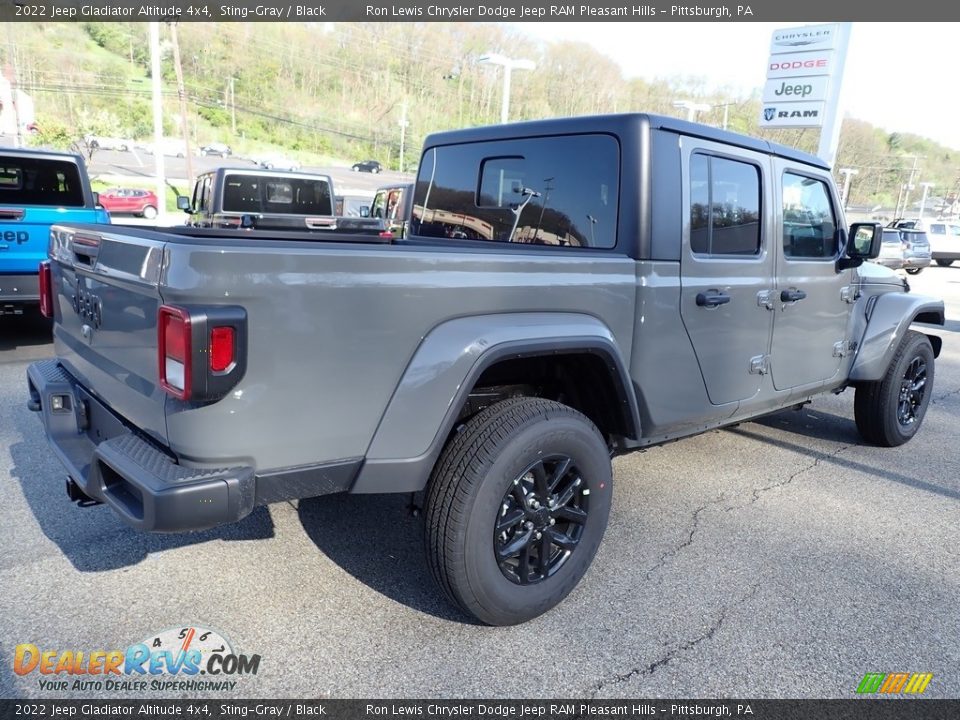 2022 Jeep Gladiator Altitude 4x4 Sting-Gray / Black Photo #5