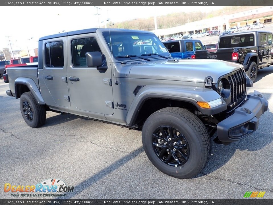 2022 Jeep Gladiator Altitude 4x4 Sting-Gray / Black Photo #7