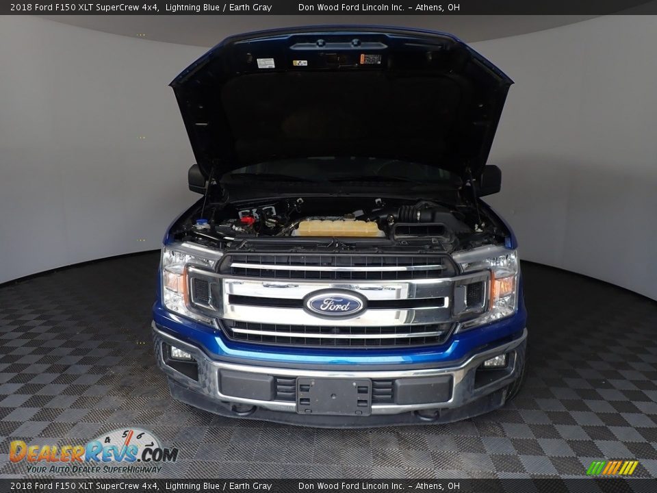 2018 Ford F150 XLT SuperCrew 4x4 Lightning Blue / Earth Gray Photo #6