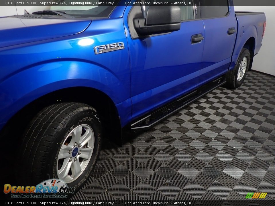 2018 Ford F150 XLT SuperCrew 4x4 Lightning Blue / Earth Gray Photo #10