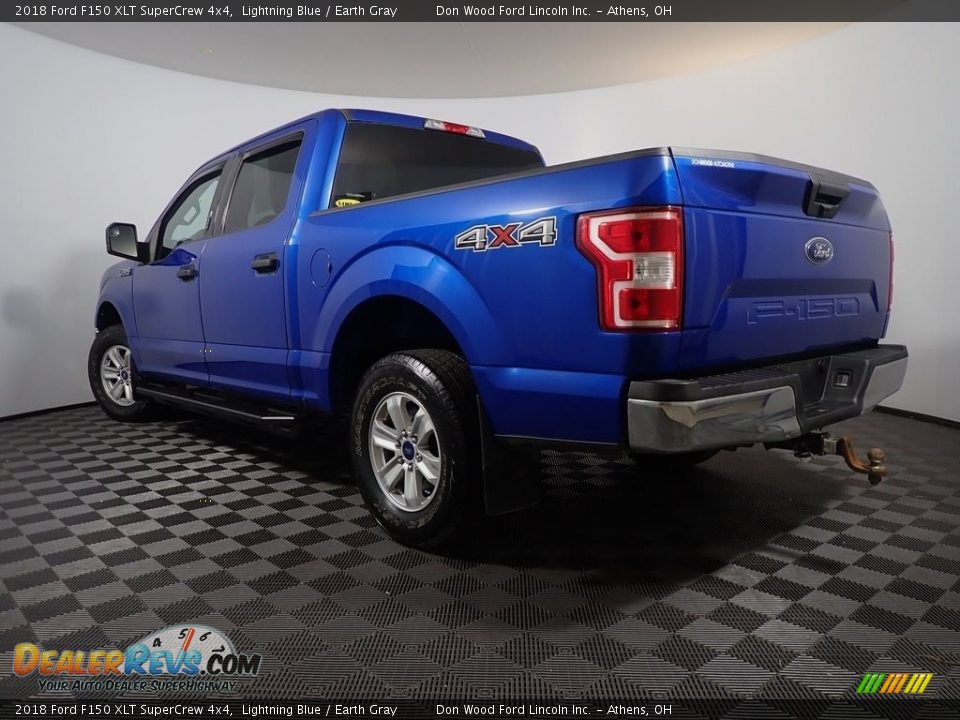 2018 Ford F150 XLT SuperCrew 4x4 Lightning Blue / Earth Gray Photo #11