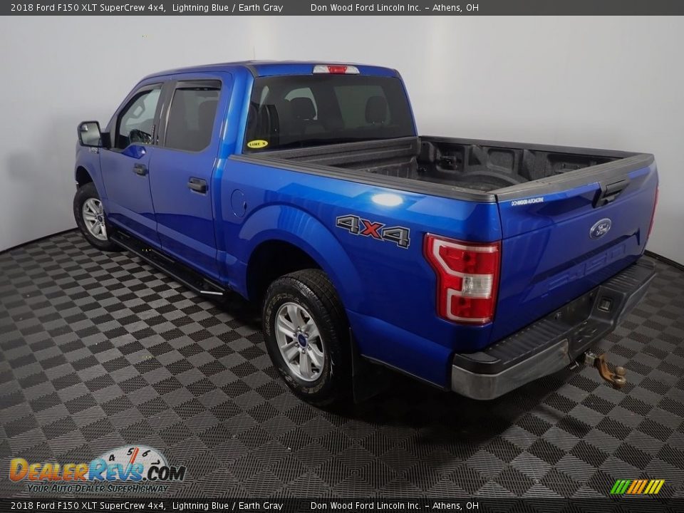 2018 Ford F150 XLT SuperCrew 4x4 Lightning Blue / Earth Gray Photo #12