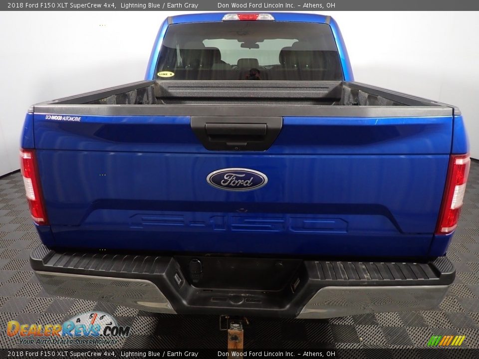 2018 Ford F150 XLT SuperCrew 4x4 Lightning Blue / Earth Gray Photo #13