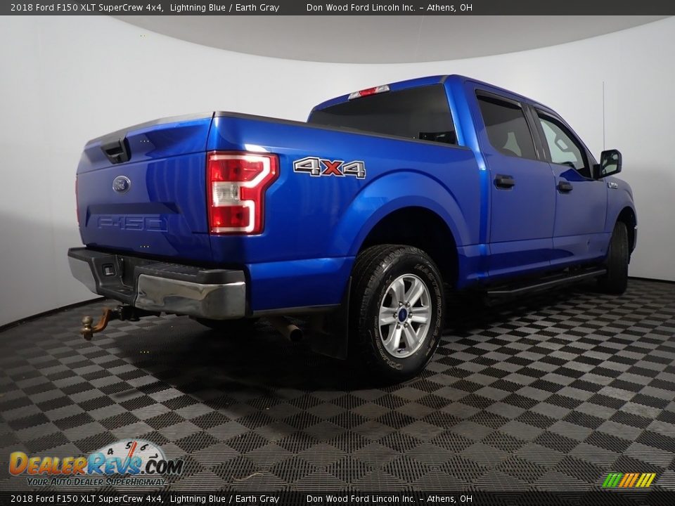 2018 Ford F150 XLT SuperCrew 4x4 Lightning Blue / Earth Gray Photo #15