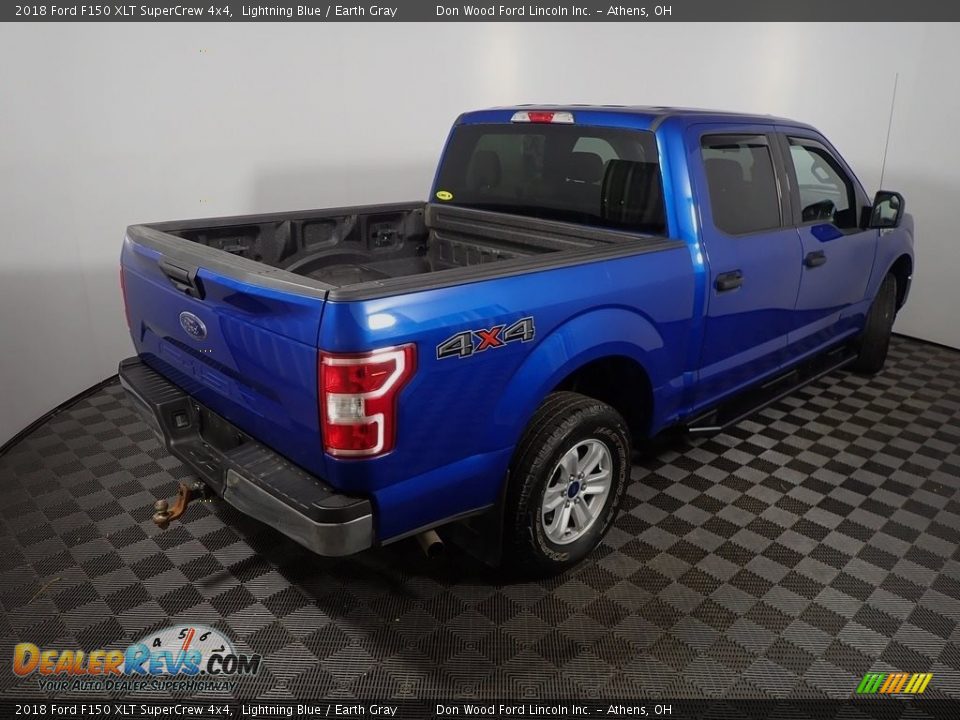 2018 Ford F150 XLT SuperCrew 4x4 Lightning Blue / Earth Gray Photo #16