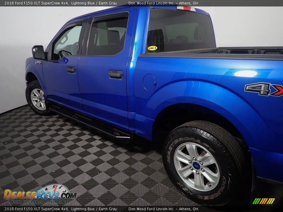 2018 Ford F150 XLT SuperCrew 4x4 Lightning Blue / Earth Gray Photo #17