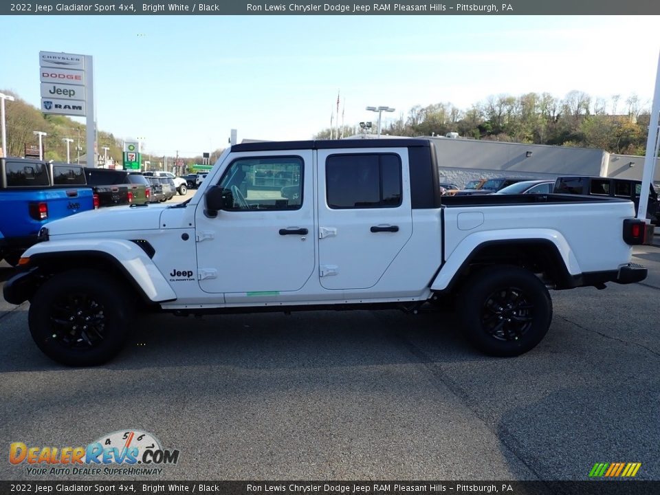 2022 Jeep Gladiator Sport 4x4 Bright White / Black Photo #2