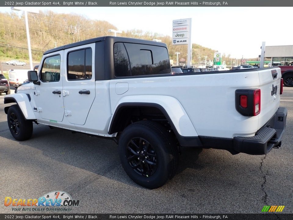 2022 Jeep Gladiator Sport 4x4 Bright White / Black Photo #3