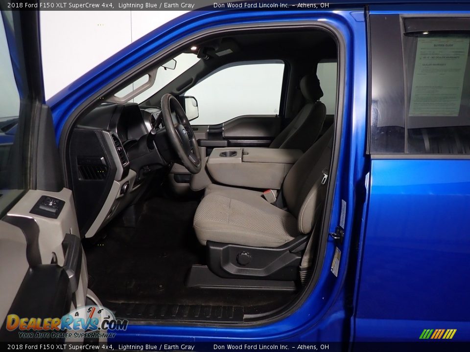 2018 Ford F150 XLT SuperCrew 4x4 Lightning Blue / Earth Gray Photo #22