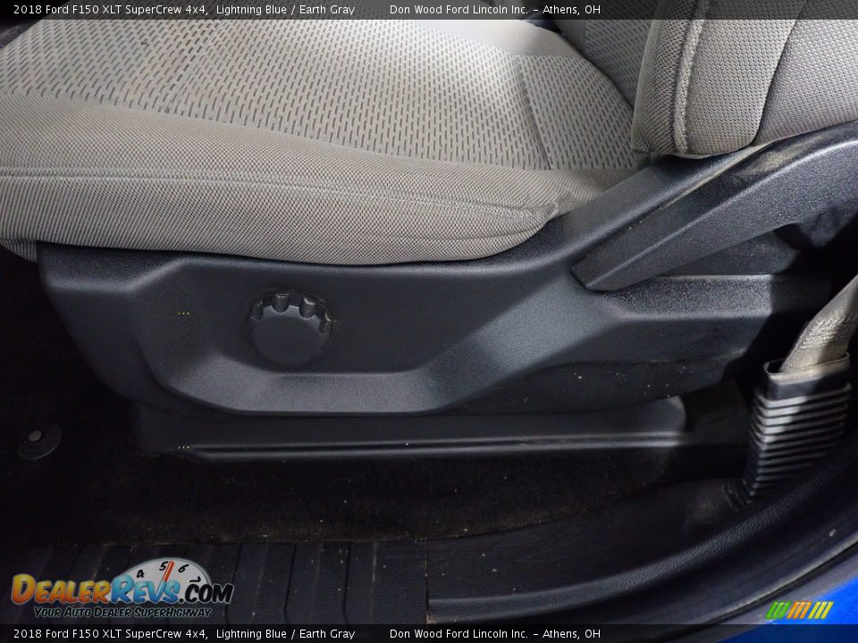 2018 Ford F150 XLT SuperCrew 4x4 Lightning Blue / Earth Gray Photo #23
