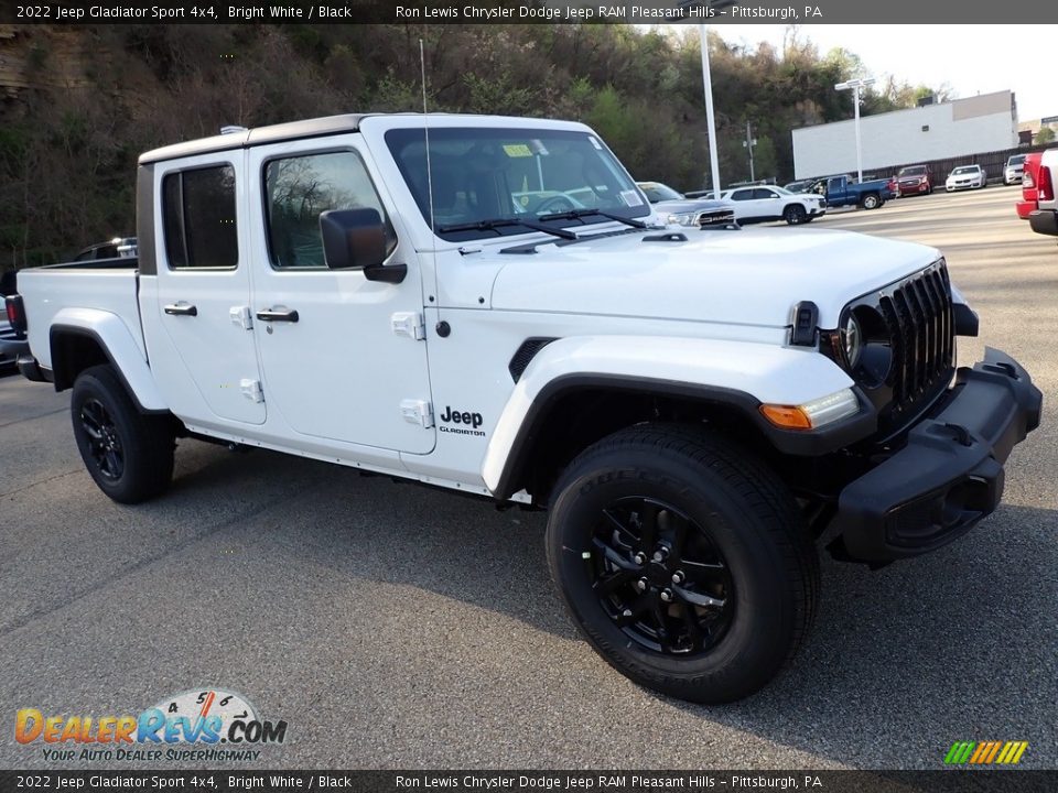 2022 Jeep Gladiator Sport 4x4 Bright White / Black Photo #7