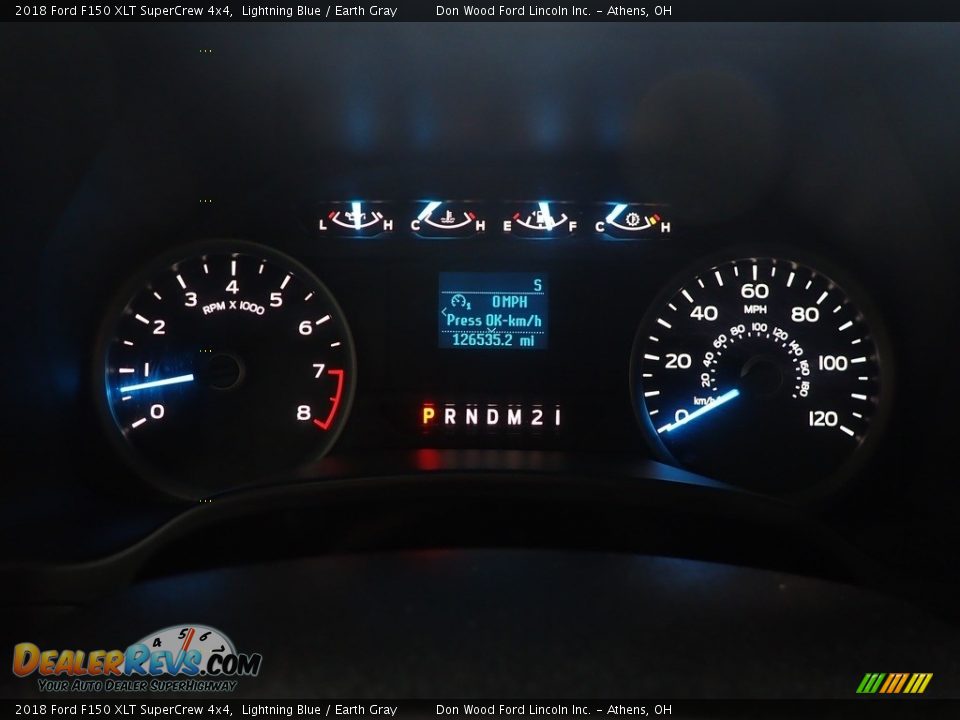2018 Ford F150 XLT SuperCrew 4x4 Lightning Blue / Earth Gray Photo #28