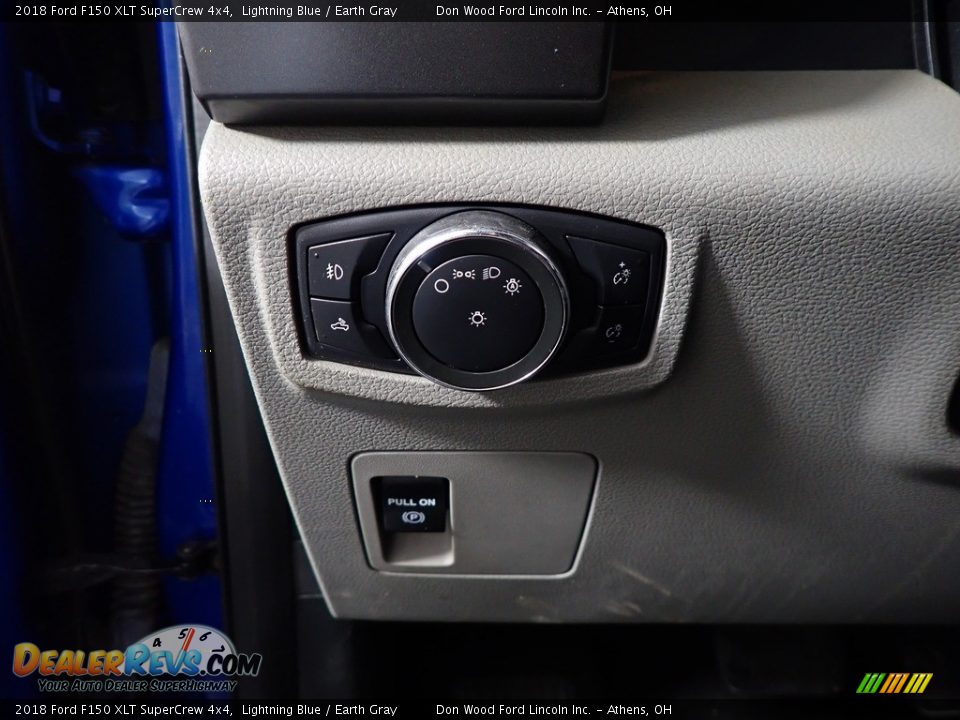 2018 Ford F150 XLT SuperCrew 4x4 Lightning Blue / Earth Gray Photo #31