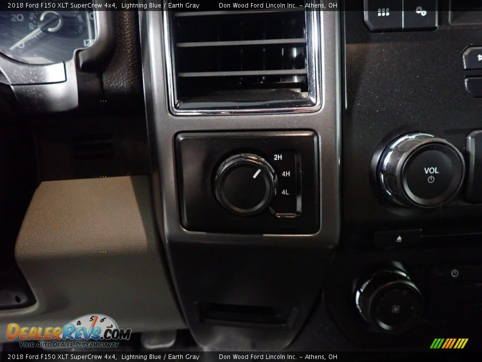 2018 Ford F150 XLT SuperCrew 4x4 Lightning Blue / Earth Gray Photo #32