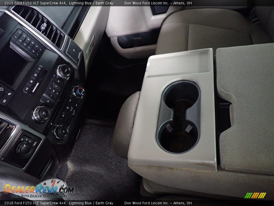 2018 Ford F150 XLT SuperCrew 4x4 Lightning Blue / Earth Gray Photo #33