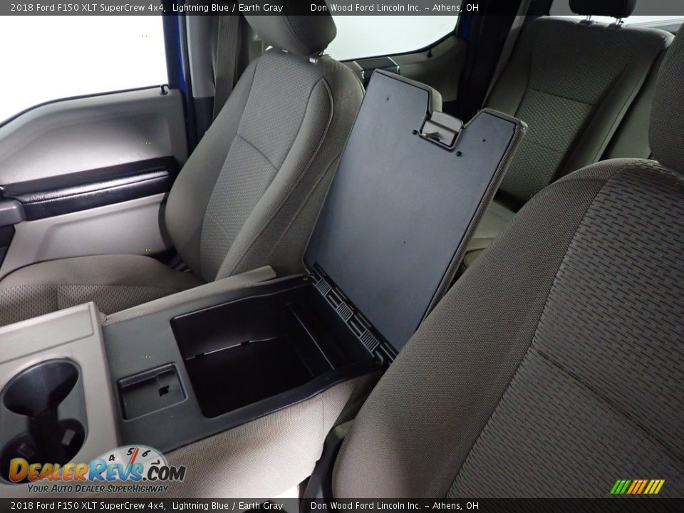 2018 Ford F150 XLT SuperCrew 4x4 Lightning Blue / Earth Gray Photo #34