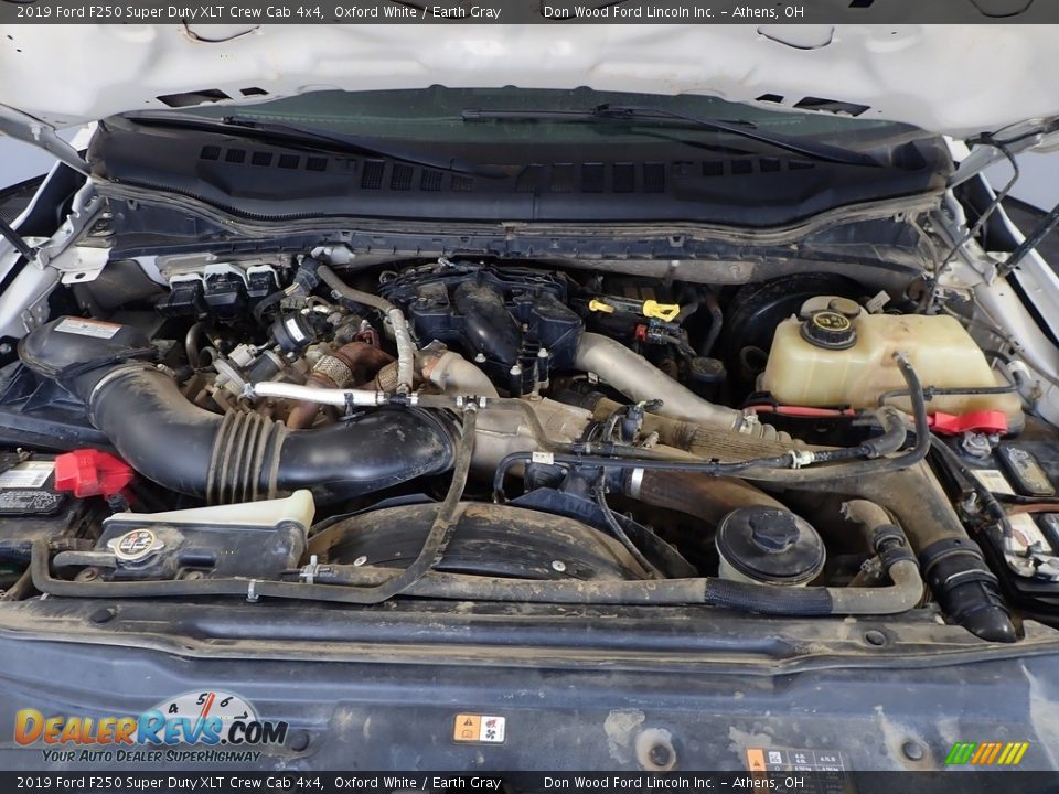2019 Ford F250 Super Duty XLT Crew Cab 4x4 Oxford White / Earth Gray Photo #7