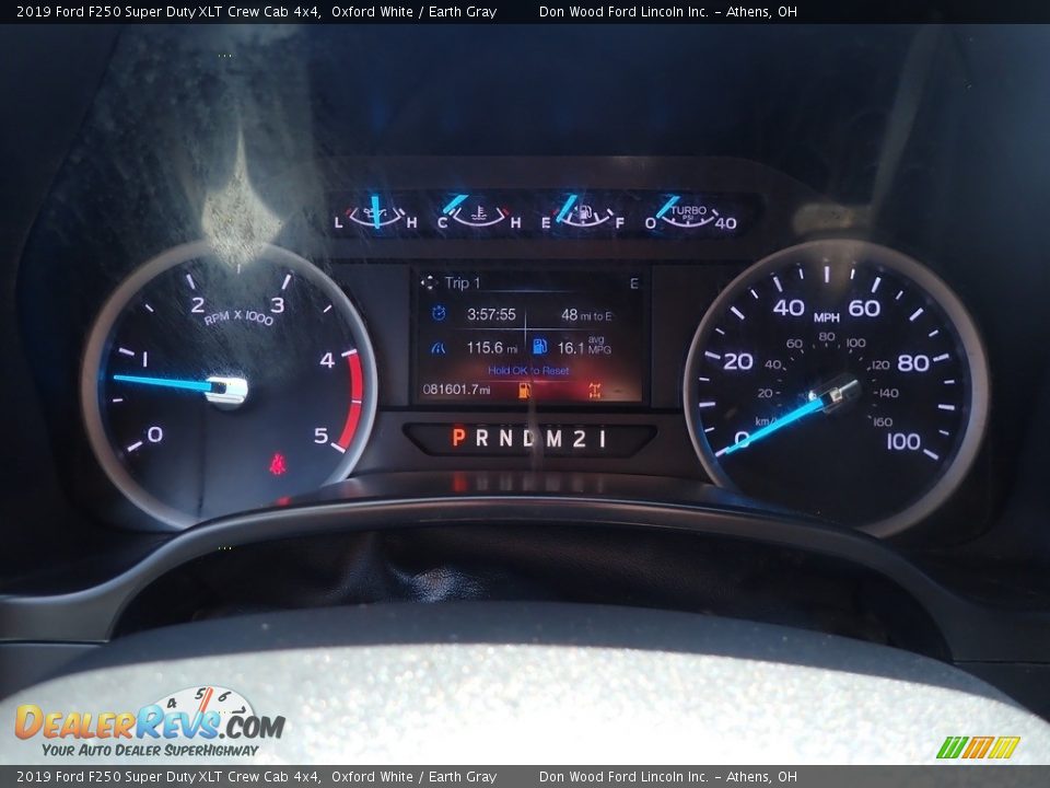 2019 Ford F250 Super Duty XLT Crew Cab 4x4 Oxford White / Earth Gray Photo #27