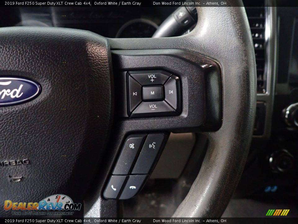 2019 Ford F250 Super Duty XLT Crew Cab 4x4 Oxford White / Earth Gray Photo #29