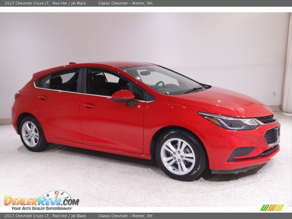 2017 Chevrolet Cruze LT Red Hot / Jet Black Photo #1