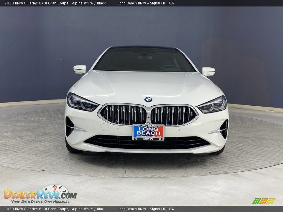 2020 BMW 8 Series 840i Gran Coupe Alpine White / Black Photo #2