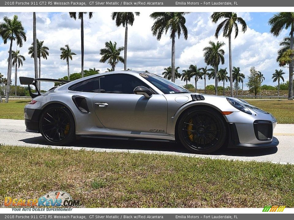 GT Silver Metallic 2018 Porsche 911 GT2 RS Weissach Package Photo #4