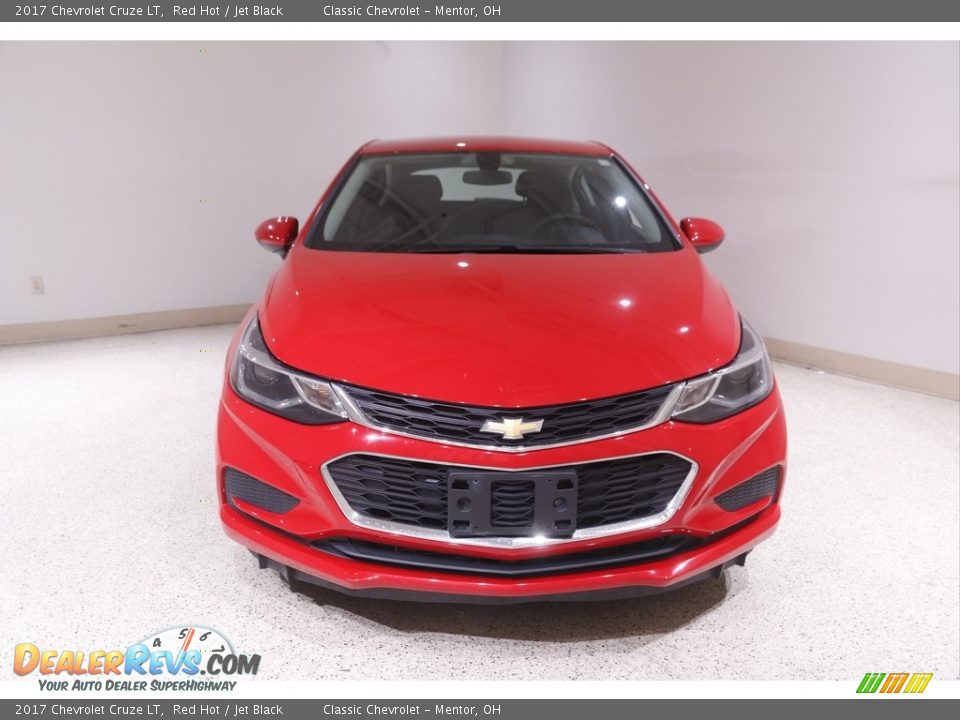 2017 Chevrolet Cruze LT Red Hot / Jet Black Photo #2