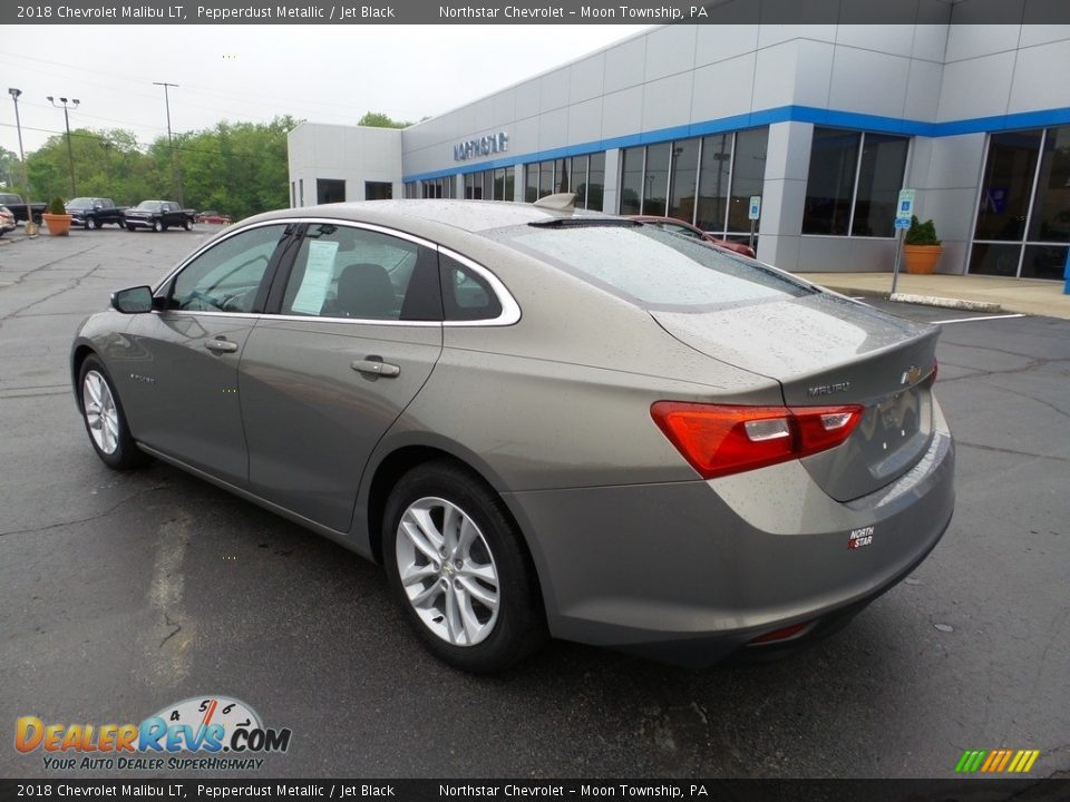 2018 Chevrolet Malibu LT Pepperdust Metallic / Jet Black Photo #4