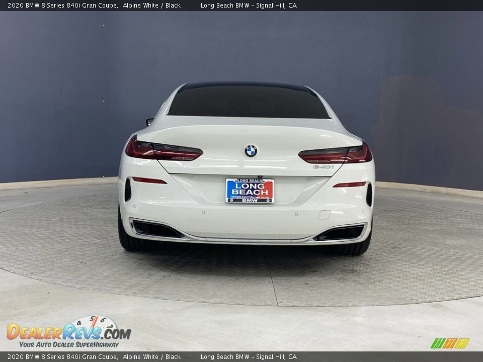 2020 BMW 8 Series 840i Gran Coupe Alpine White / Black Photo #4