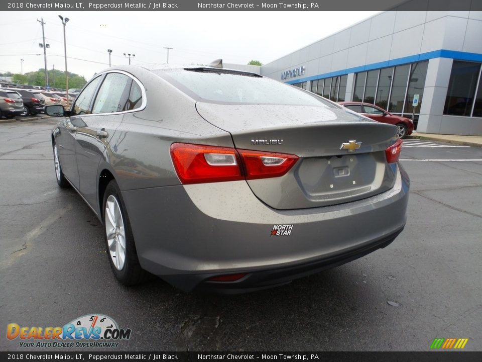 2018 Chevrolet Malibu LT Pepperdust Metallic / Jet Black Photo #5