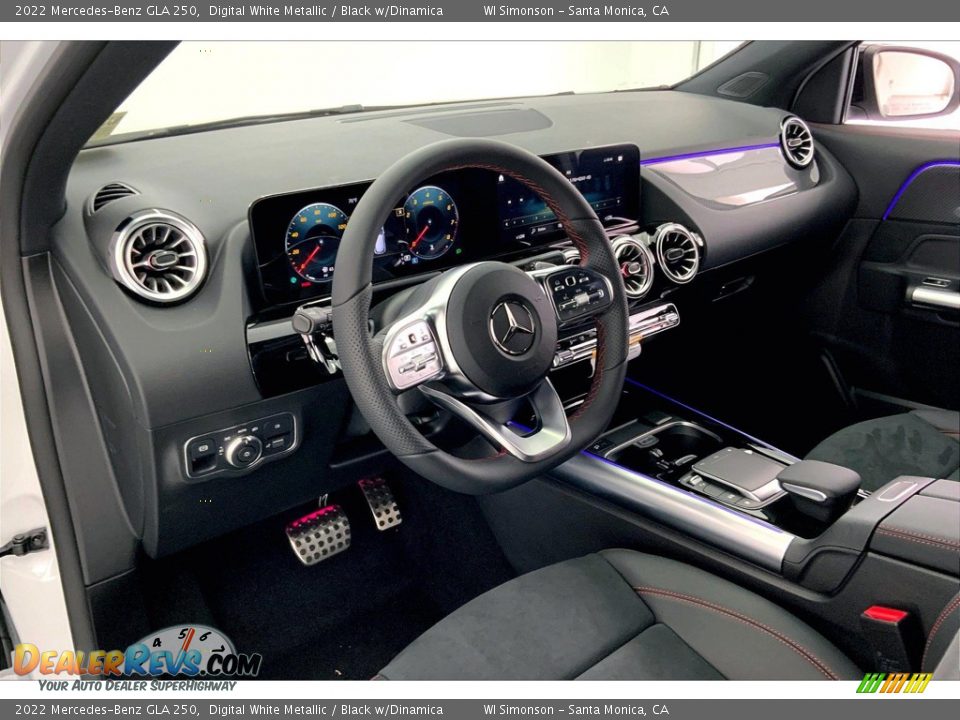 2022 Mercedes-Benz GLA 250 Digital White Metallic / Black w/Dinamica Photo #4