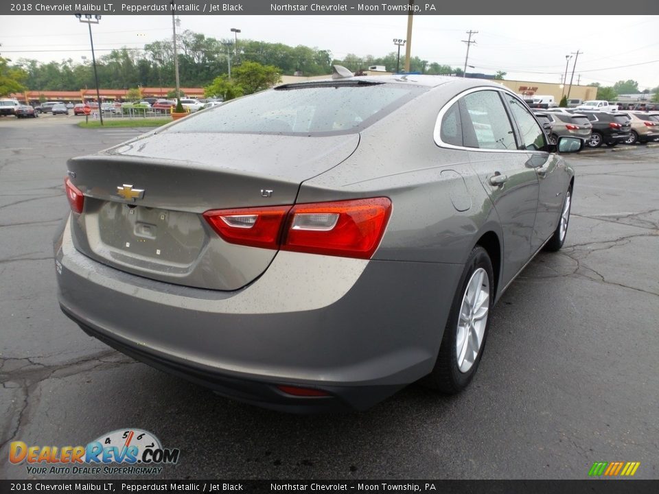 2018 Chevrolet Malibu LT Pepperdust Metallic / Jet Black Photo #8