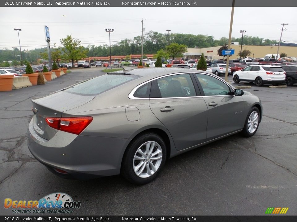 2018 Chevrolet Malibu LT Pepperdust Metallic / Jet Black Photo #9