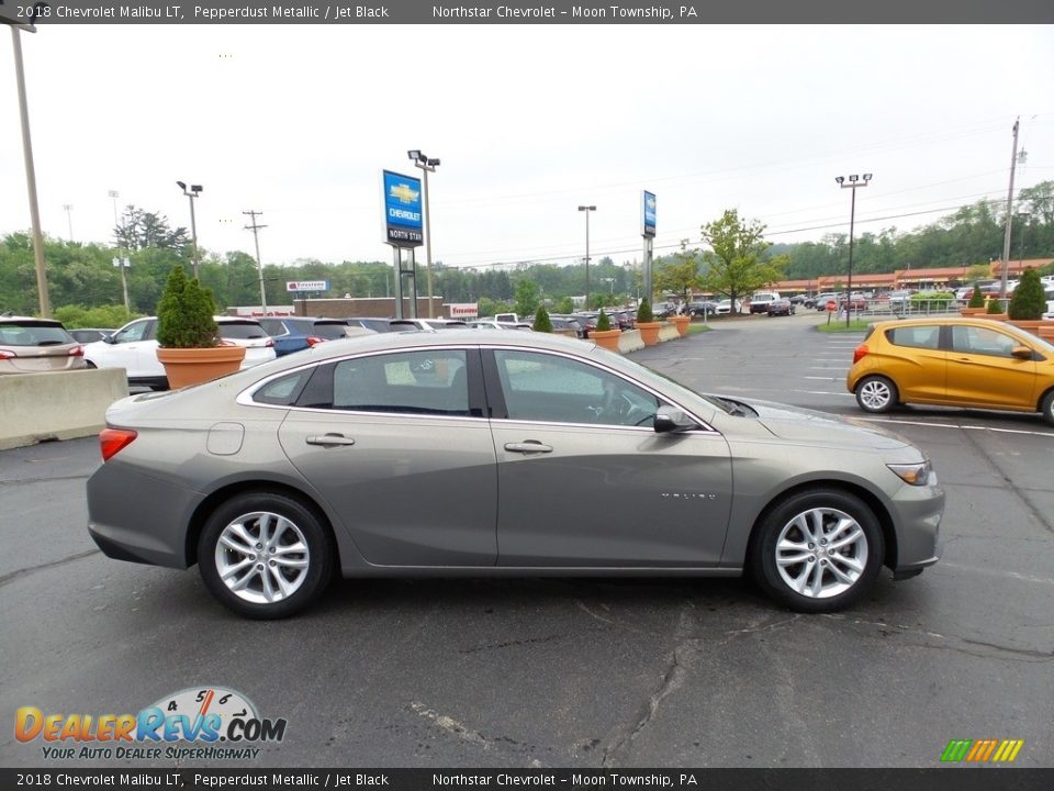 2018 Chevrolet Malibu LT Pepperdust Metallic / Jet Black Photo #10