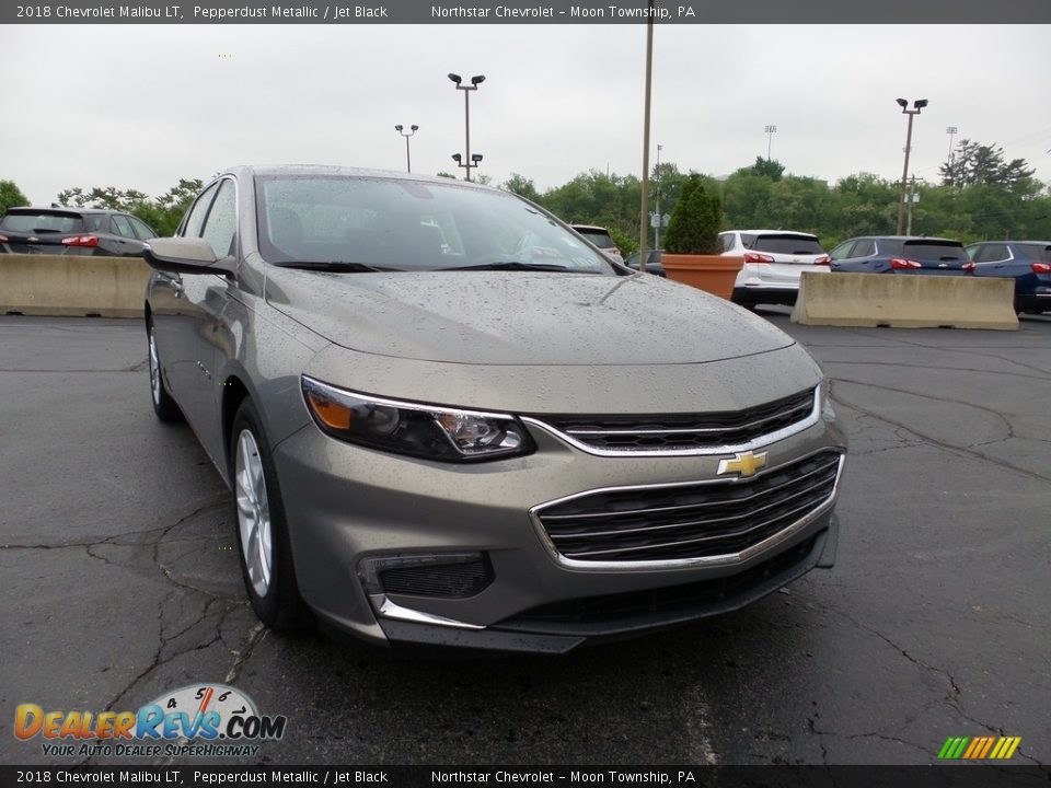 2018 Chevrolet Malibu LT Pepperdust Metallic / Jet Black Photo #12