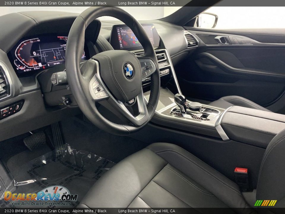 2020 BMW 8 Series 840i Gran Coupe Alpine White / Black Photo #15