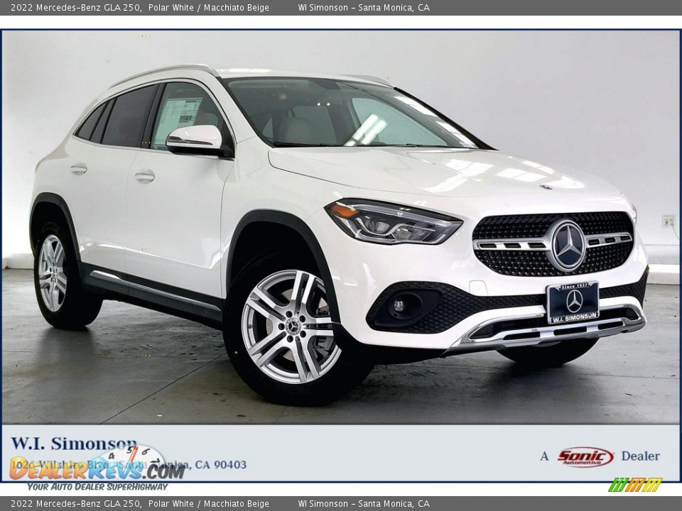 2022 Mercedes-Benz GLA 250 Polar White / Macchiato Beige Photo #1