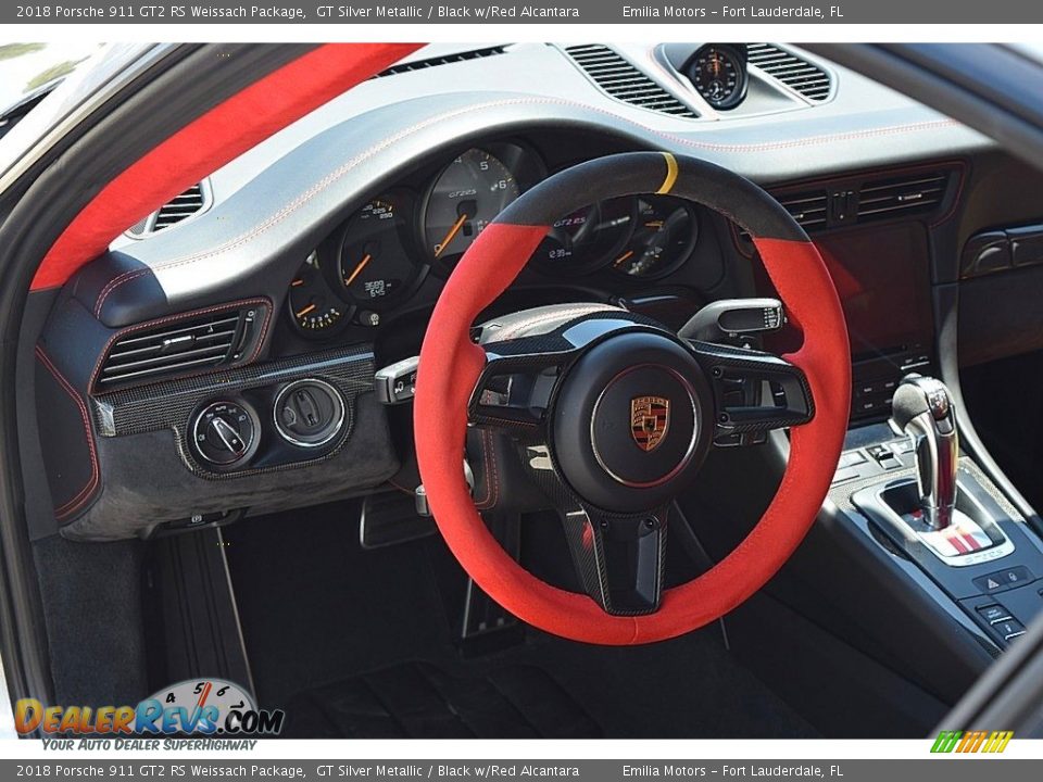2018 Porsche 911 GT2 RS Weissach Package Steering Wheel Photo #34
