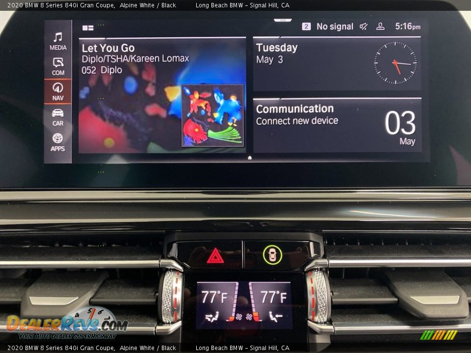 2020 BMW 8 Series 840i Gran Coupe Alpine White / Black Photo #22