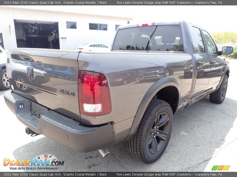 2022 Ram 1500 Classic Quad Cab 4x4 Granite Crystal Metallic / Black Photo #5