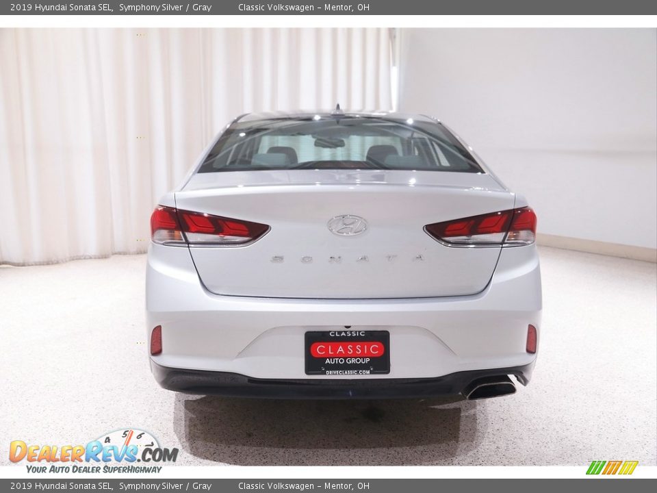 2019 Hyundai Sonata SEL Symphony Silver / Gray Photo #17