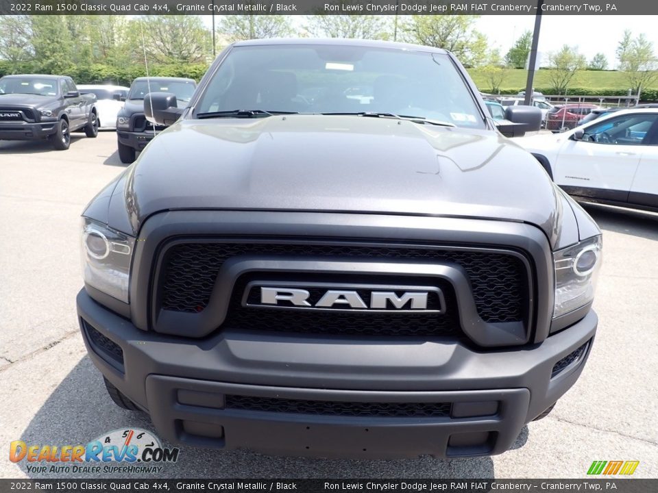 2022 Ram 1500 Classic Quad Cab 4x4 Granite Crystal Metallic / Black Photo #8