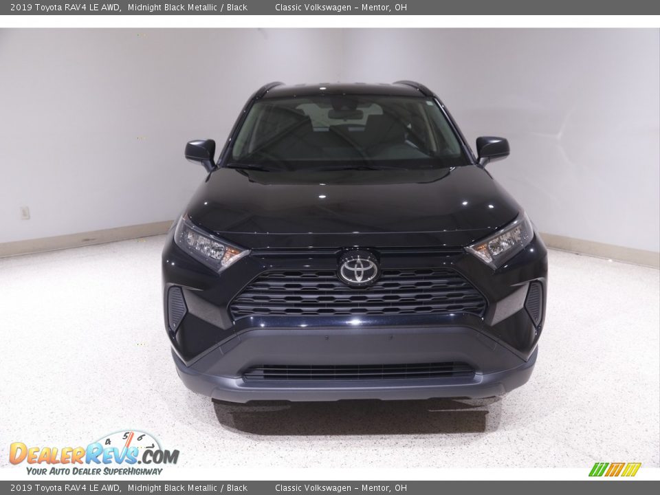2019 Toyota RAV4 LE AWD Midnight Black Metallic / Black Photo #2