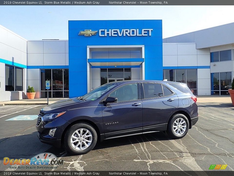 2019 Chevrolet Equinox LS Storm Blue Metallic / Medium Ash Gray Photo #1