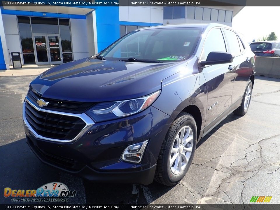 2019 Chevrolet Equinox LS Storm Blue Metallic / Medium Ash Gray Photo #2