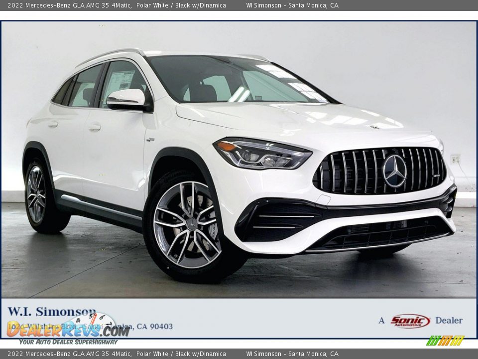 2022 Mercedes-Benz GLA AMG 35 4Matic Polar White / Black w/Dinamica Photo #1