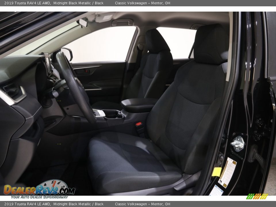 2019 Toyota RAV4 LE AWD Midnight Black Metallic / Black Photo #5
