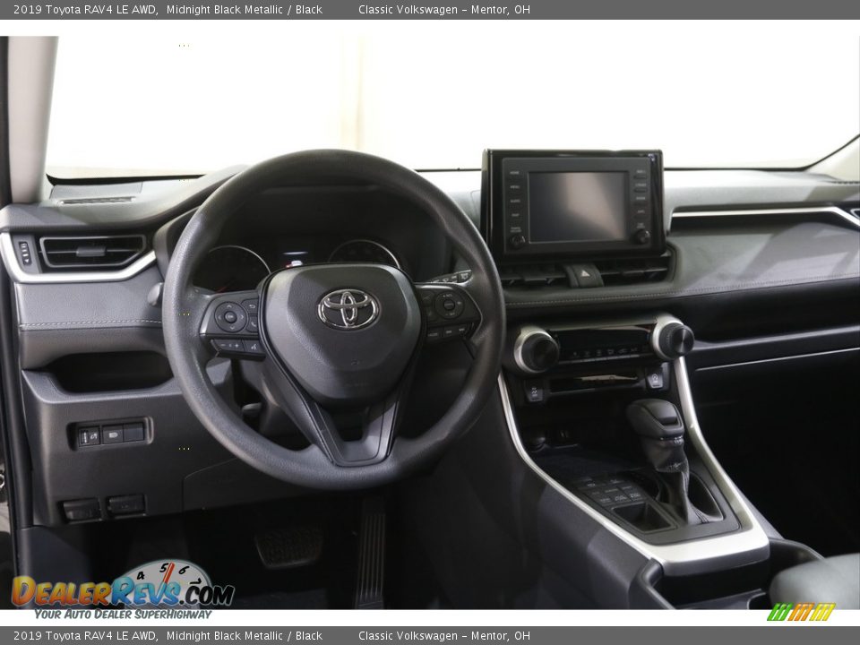 2019 Toyota RAV4 LE AWD Midnight Black Metallic / Black Photo #6