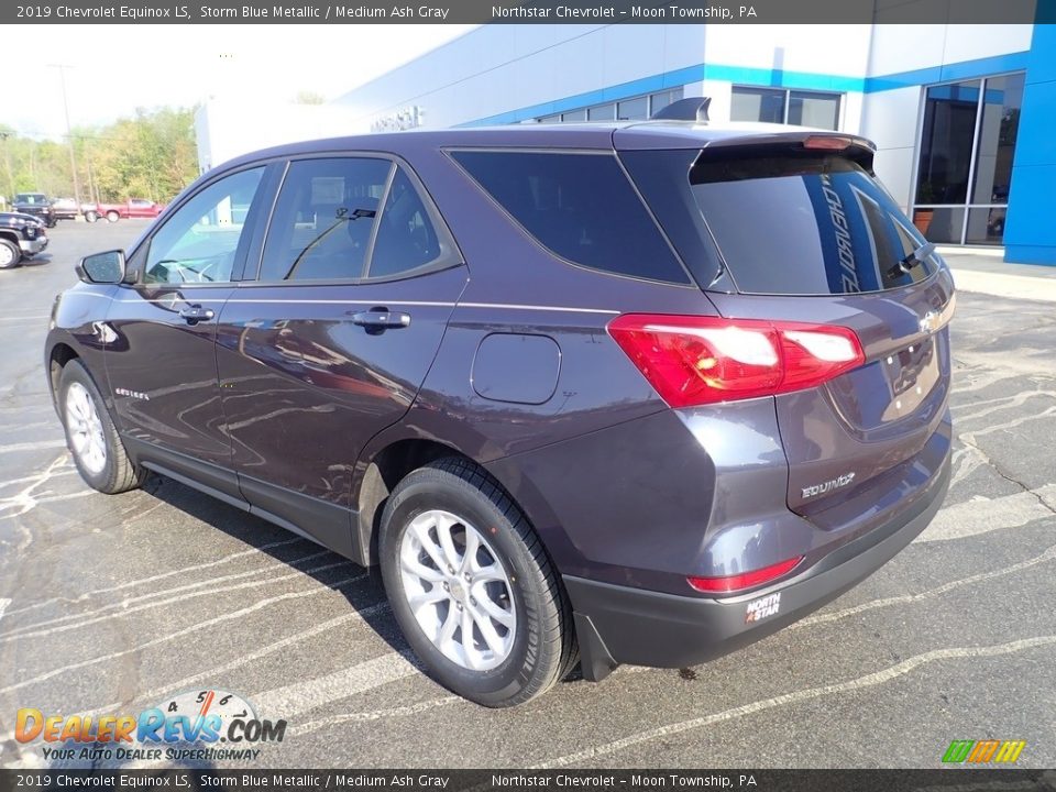 2019 Chevrolet Equinox LS Storm Blue Metallic / Medium Ash Gray Photo #4