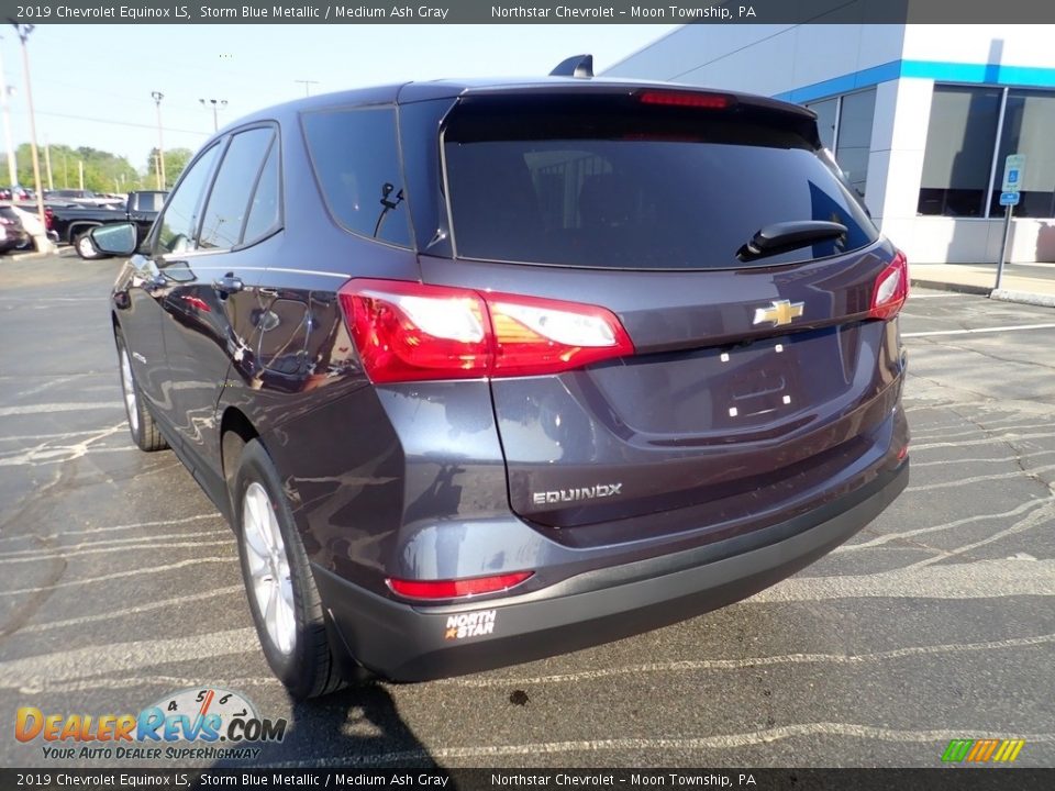 2019 Chevrolet Equinox LS Storm Blue Metallic / Medium Ash Gray Photo #5